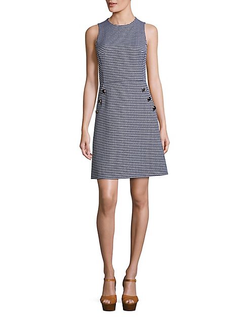 Michael Kors Collection - Sleeveless Gingham Dress