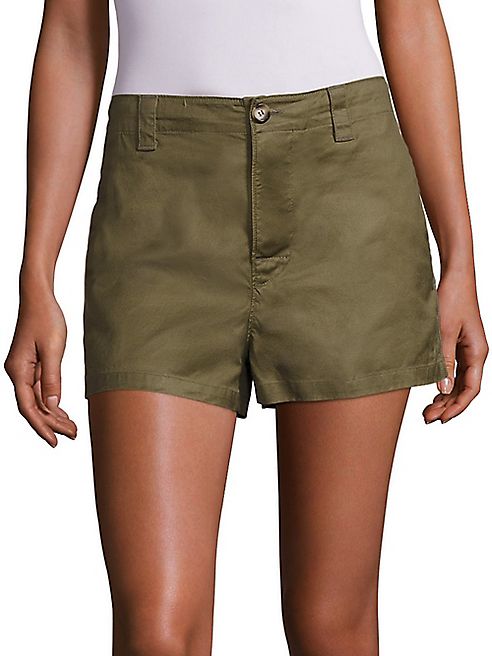 Moncler - Solid Cotton Shorts