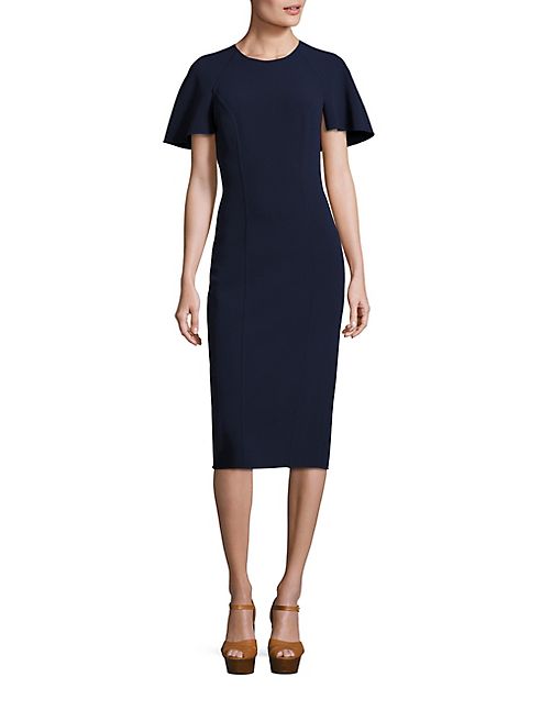 Michael Kors Collection - Wool Cape Dress