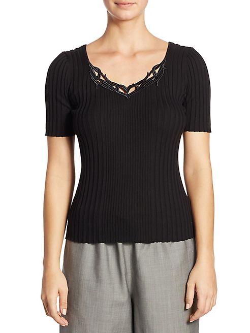 Alexander Wang - Ribbed Cotton Top