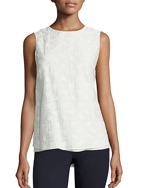 Lafayette 148 New York - Arla Embroidered Blouse