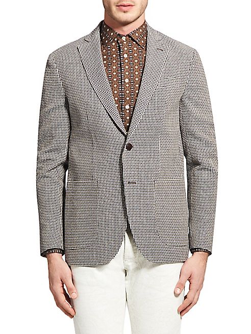 Etro - Deconstructed Cotton & Linen Jacket