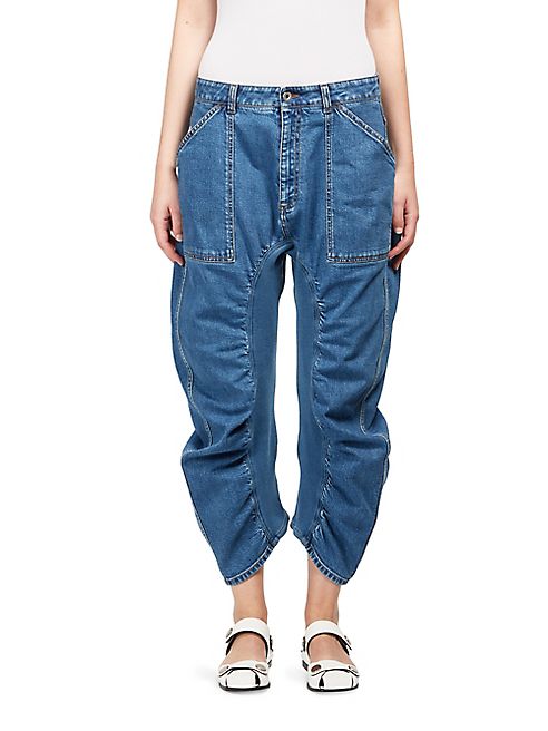 Stella McCartney - Xenia Cropped Denim Pants