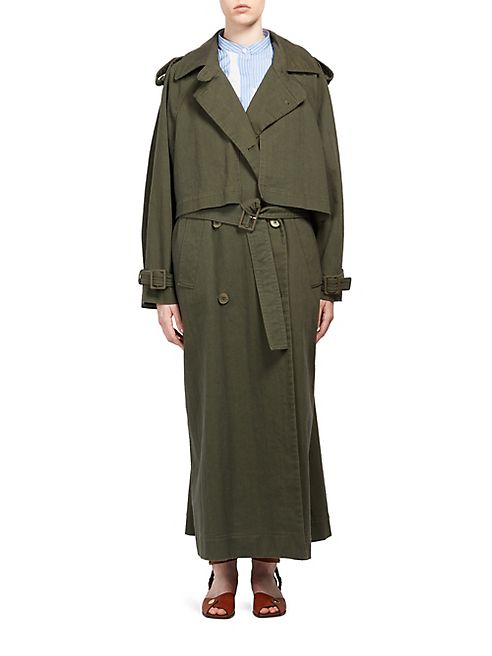 Stella McCartney - Heavy Cotton Trench Coat