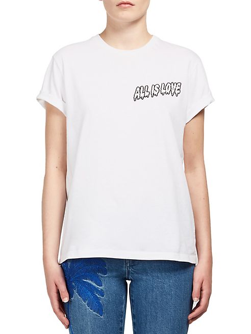 Stella McCartney - All Is Love Flocked Tee