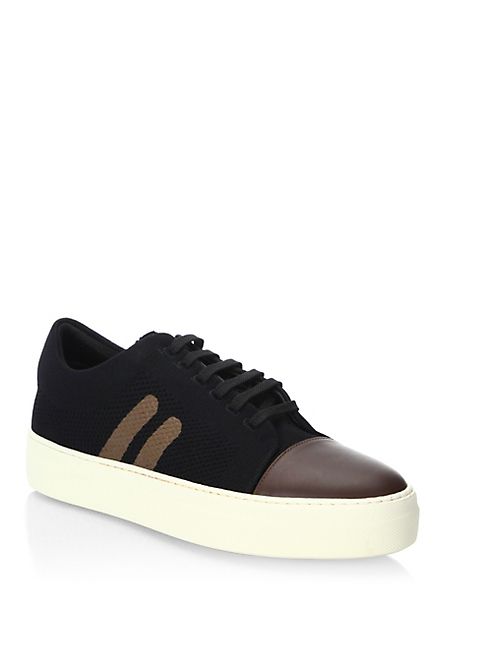 Neil Barrett - Skateboard Leather Sneakers