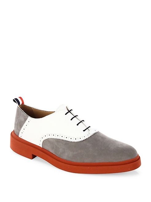 Thom Browne - Multicolor Nubuck & Leather Oxfords