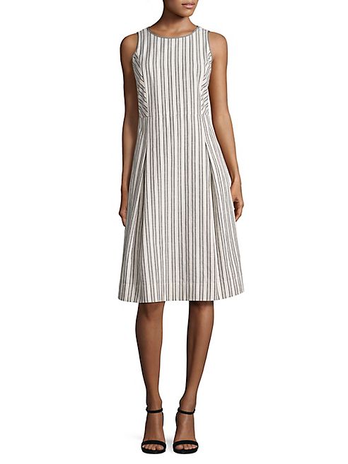 Lafayette 148 New York - Jordan Trolley Striped Dress