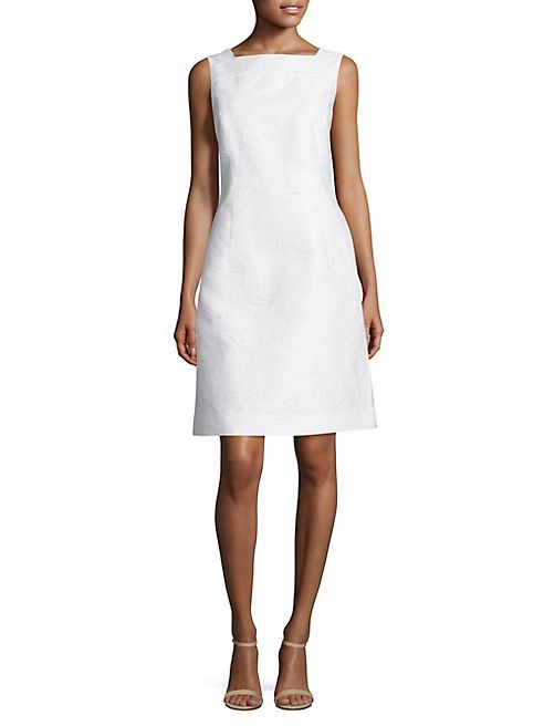 Lafayette 148 New York - Jojo Cotton and Silk Jacquard Dress