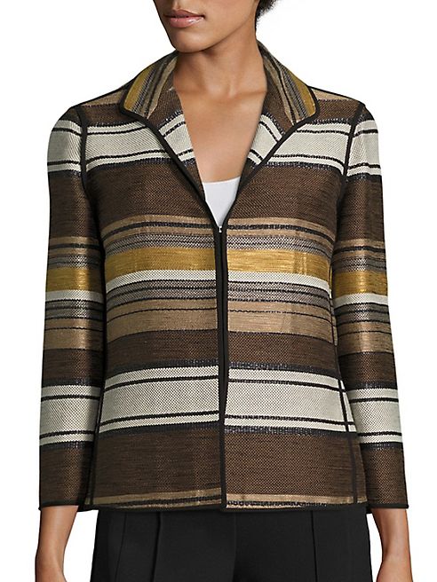 Lafayette 148 New York - Bellene Striped Jacquard Jacket