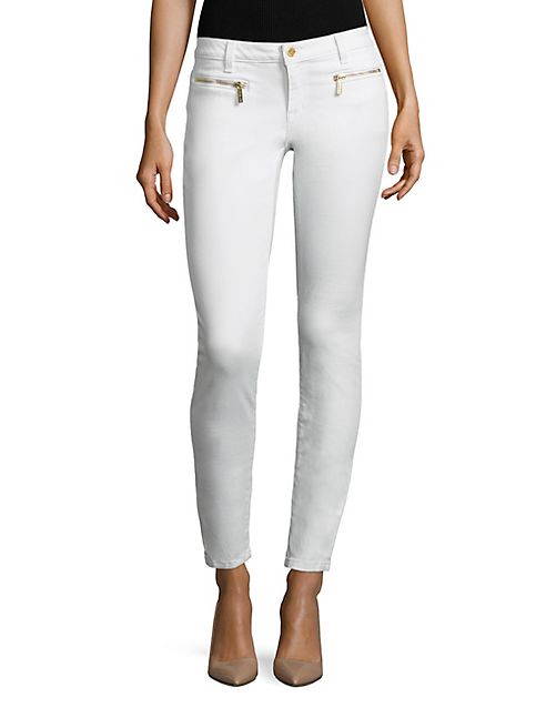 MICHAEL MICHAEL KORS - Slim-Fit Izzy Zip Denim Pants