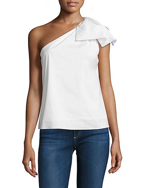 MILLY - Cindy Stretch Poplin Top