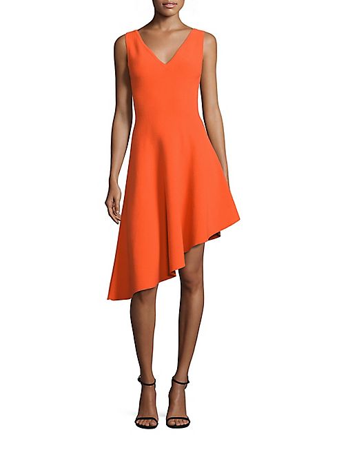 MILLY - Asymmetrical Hem Dress