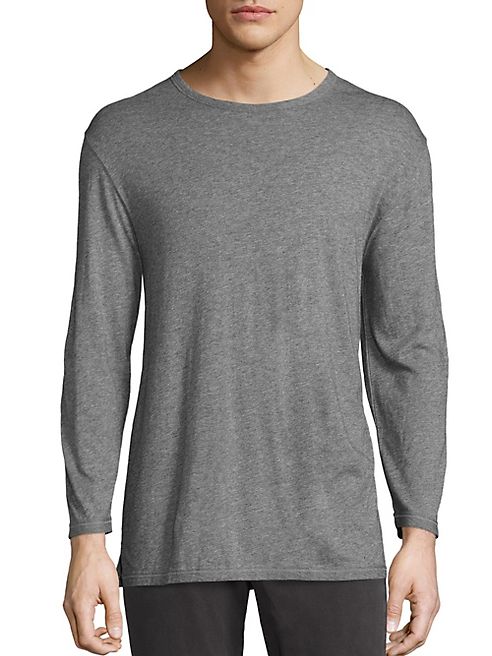 Vince - Reverse Hem Long Sleeve Tee