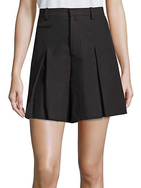 R13 - Inverted Box Pleated Shorts