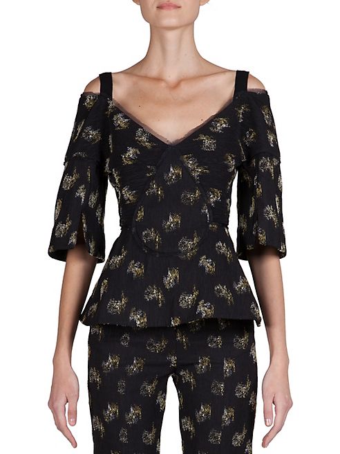 Erdem - Karla Off-The-Shoulder Top