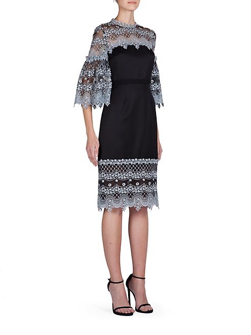 Erdem - Kiya Embroidered Tulle Dress