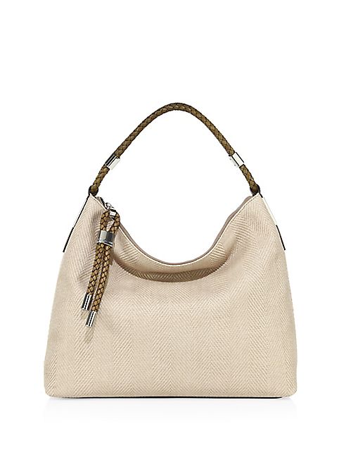 Michael Kors Collection - Skorpios Woven Hobo Bag