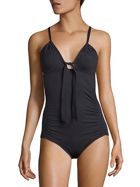 Malia Mills - One-Piece Dreamboat Tie-Front Maillot