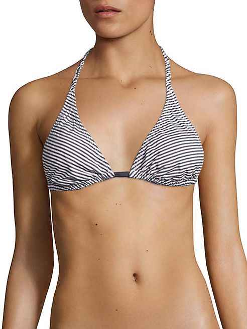 Malia Mills - Nadege Saloon Striped Bikini Top