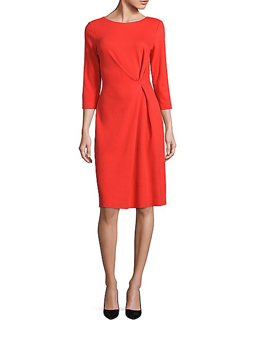 Escada - Three-Quarter Sleeve Jersey Dress