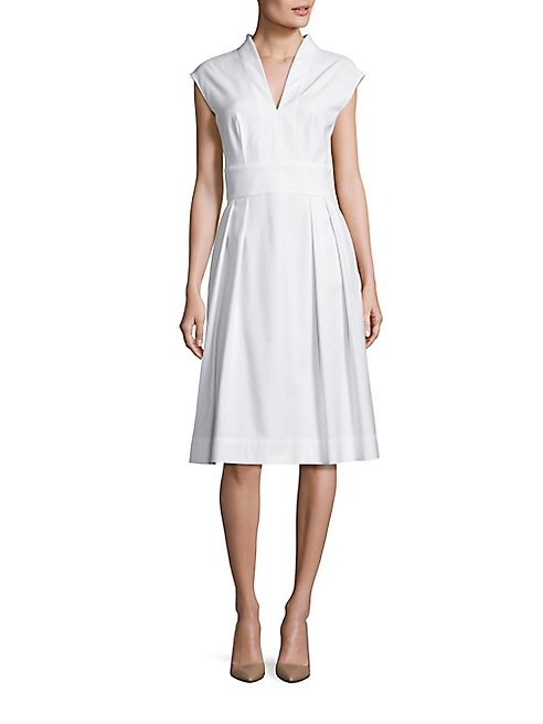 Escada - Cotton Cap Sleeve Dress