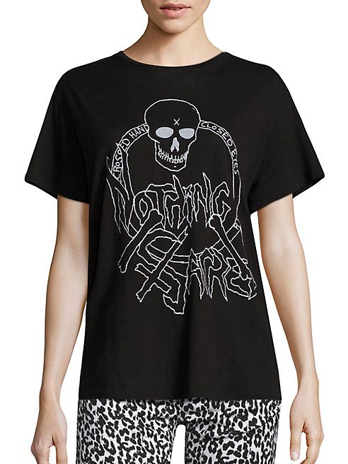 R13 - Nothing Sacred Skull Cashmere Tee