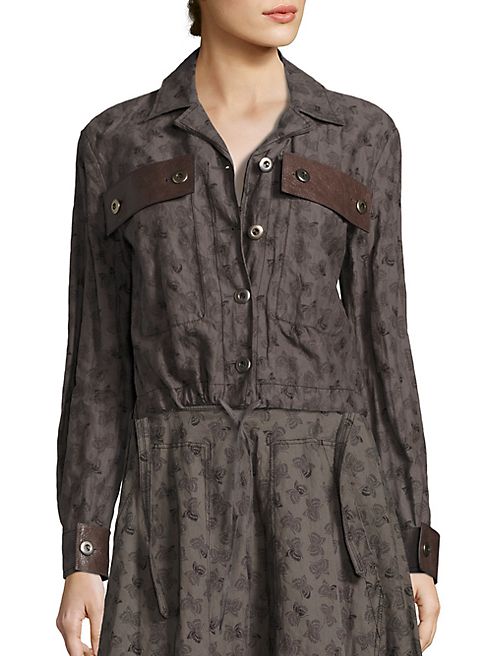 Bottega Veneta - Butterfly Printed Jacket