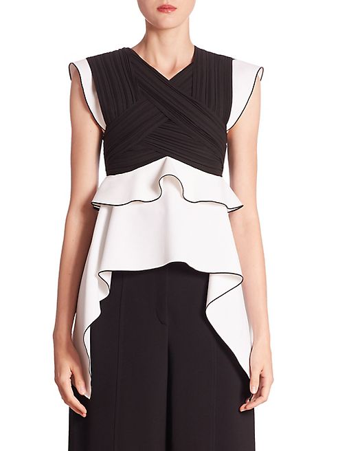 Proenza Schouler - Pleated Ruffle Top