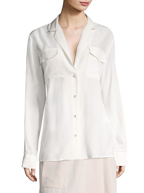 Bottega Veneta - Silk Button Front Top