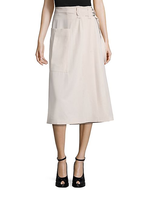 Bottega Veneta - Wool Belted Skirt