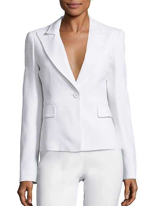 Michael Kors Collection - Solid Notched Jacket