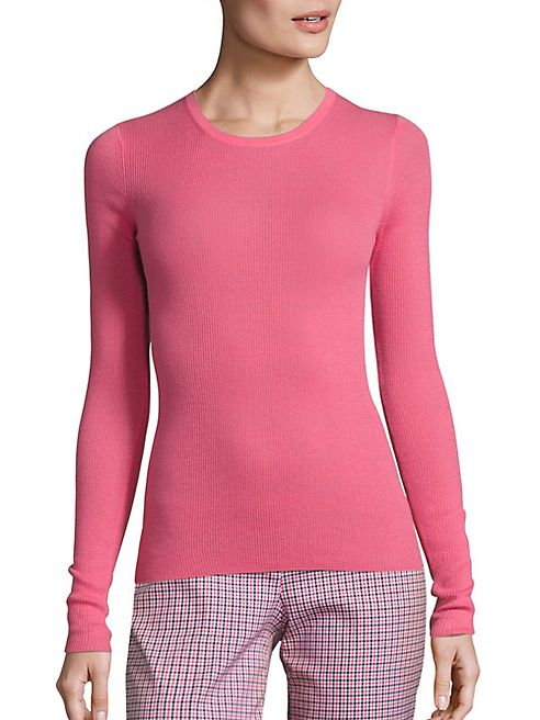 Michael Kors Collection - Long Sleeve Cashmere Pullover