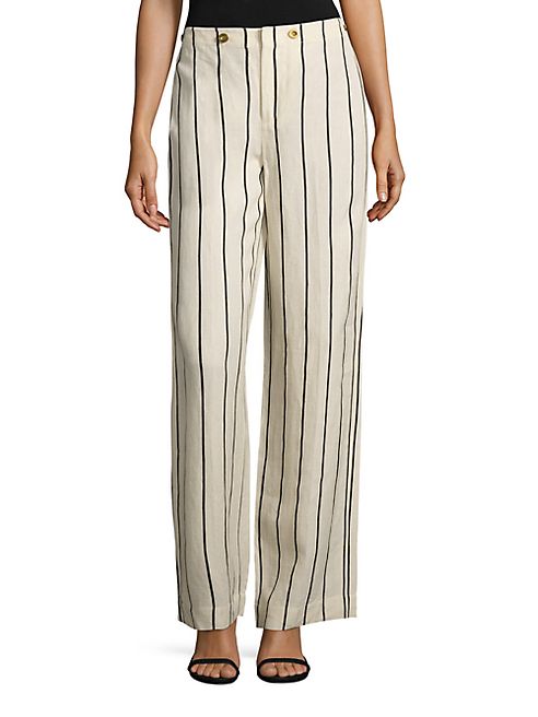 Polo Ralph Lauren - Striped Wide-Leg Pants