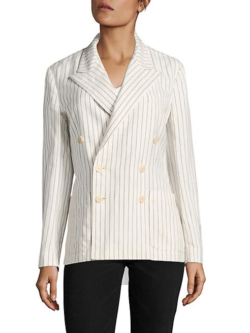 Polo Ralph Lauren - Striped Double-Breasted Blazer