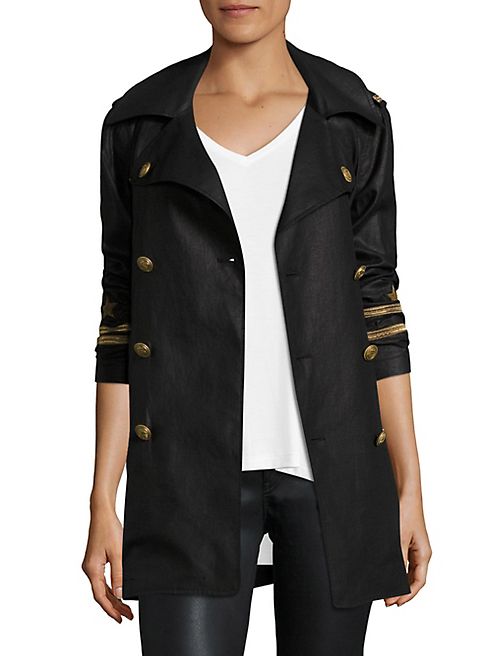 Polo Ralph Lauren - Embroidered Linen Peacoat