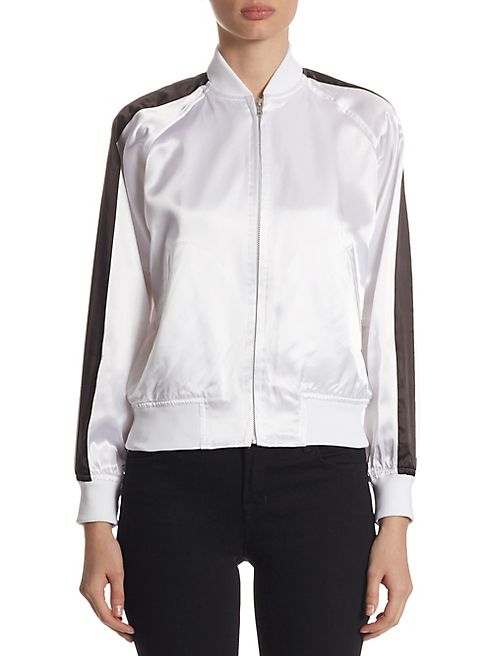 Comme Comme - Satin Bomber Jacket