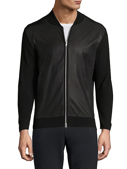 Theory - Salleg Fine Eclipse Bomber Jacket