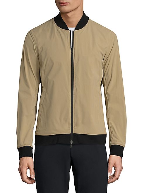 Theory - Zip-Front Bomber Jacket