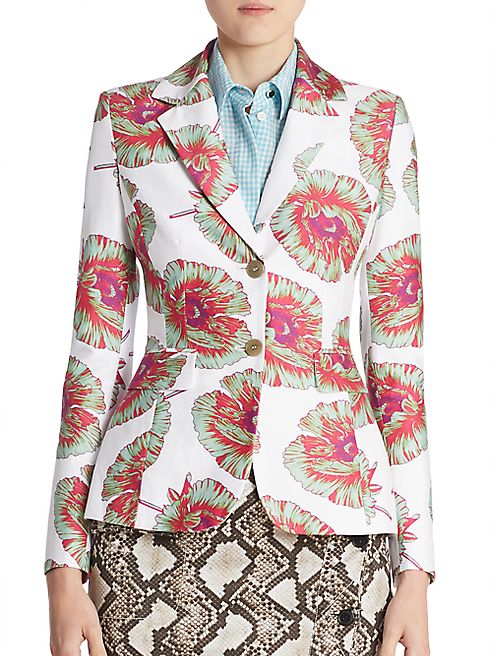 Altuzarra - Fenice Floral-Print Blazer