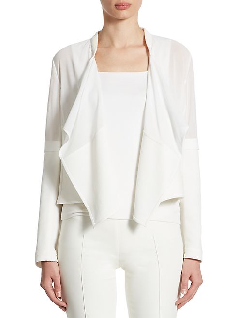 Akris punto - Draped Open Front Jacket