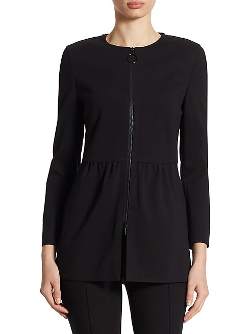 Akris punto - Zip Peplum Jacket