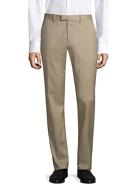 Theory - Marlo Shore Slim-Fit Wool Pants