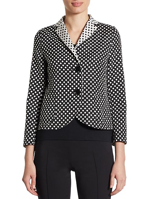 Akris punto - Reversible Polka Dot Jacket