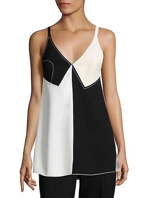 Derek Lam - Sleeveless Colorblock Top