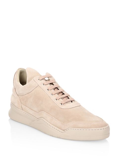 Filling Pieces - Low Top Suede Lace Sneakers