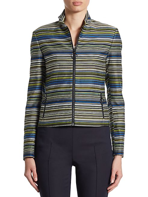 Akris punto - Multicolor Striped Jacket