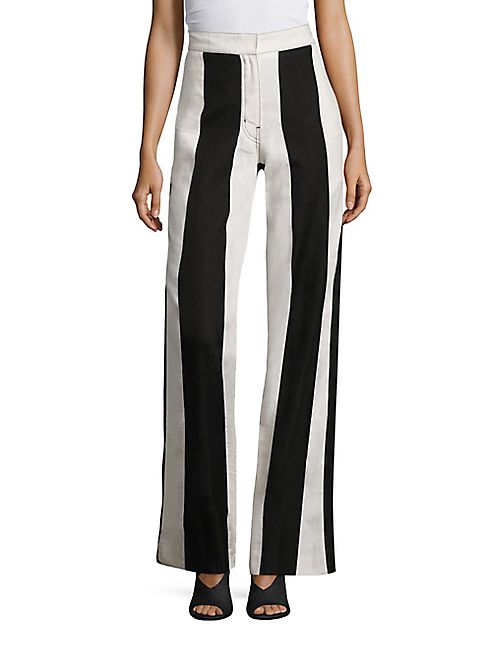 Derek Lam - Striped Wide Leg Pants