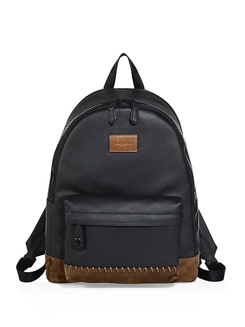 COACH - Rip Repair Polished Pebble Leather Backpack