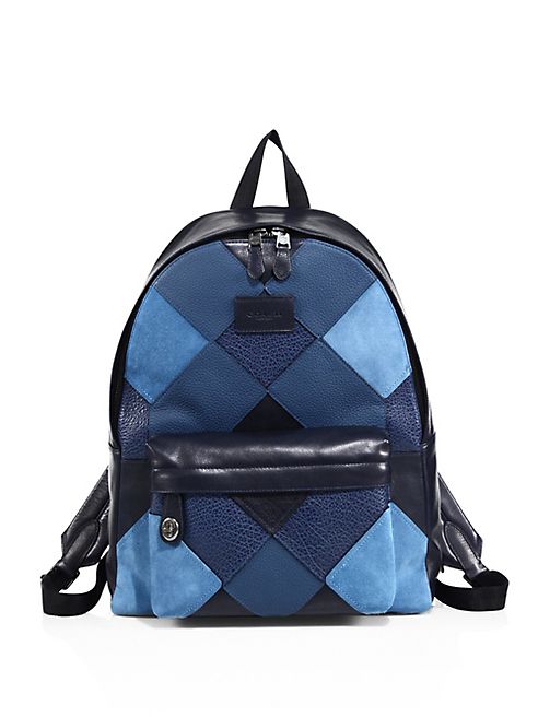 COACH - Suede Patchwork Backpack